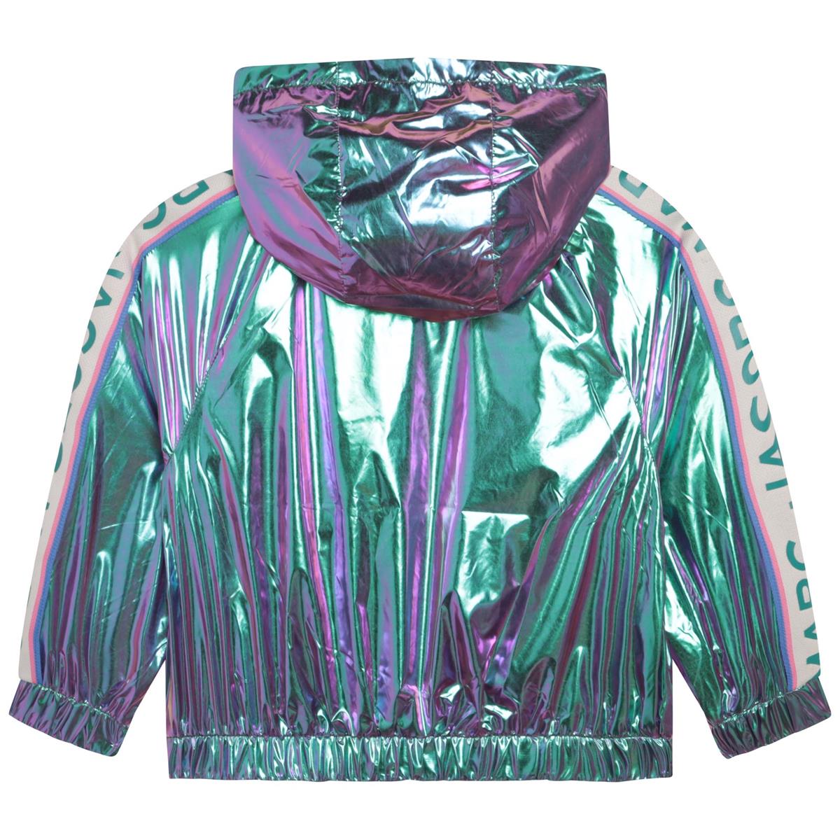 Girls Multicolor Zip-Up Top