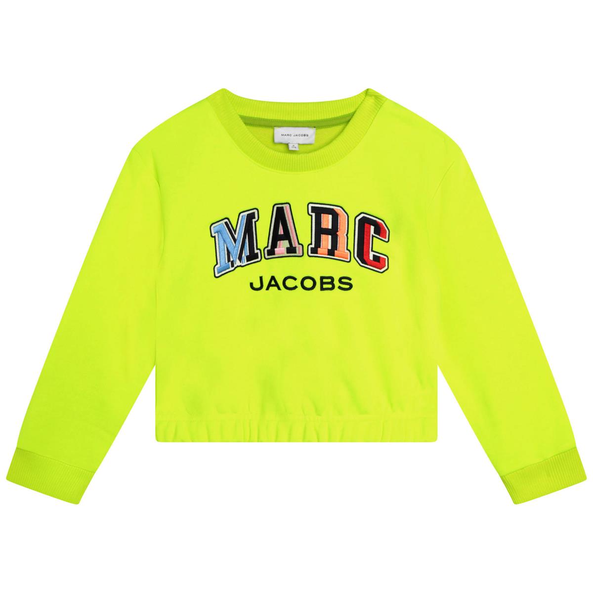 Girls Green Logo Sweater