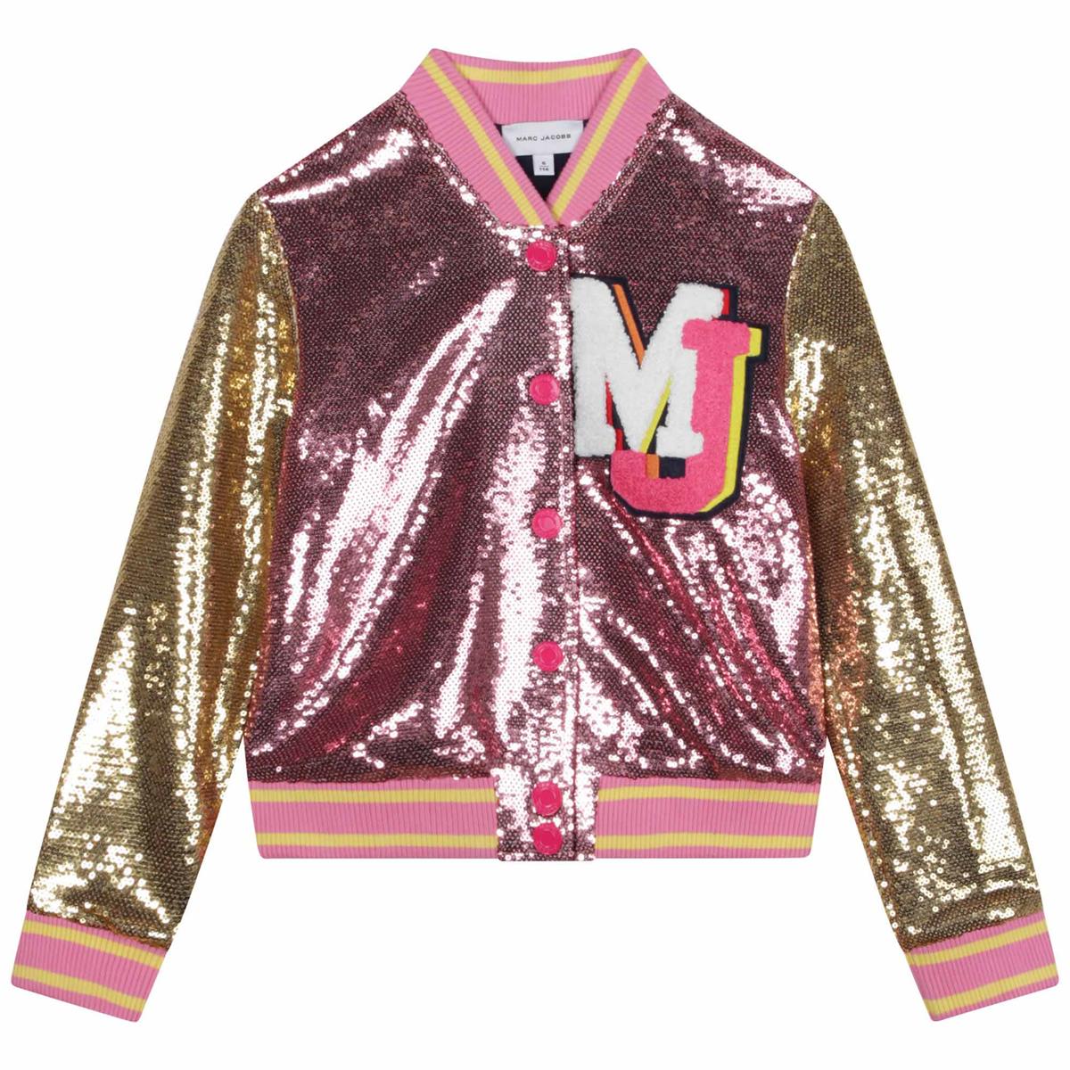 Girls Pink Sequin Jacket