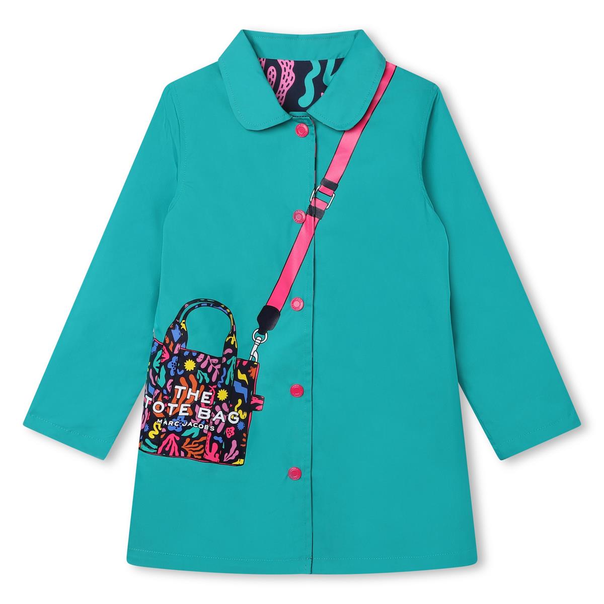 Girls Lake Green Reversible Coat