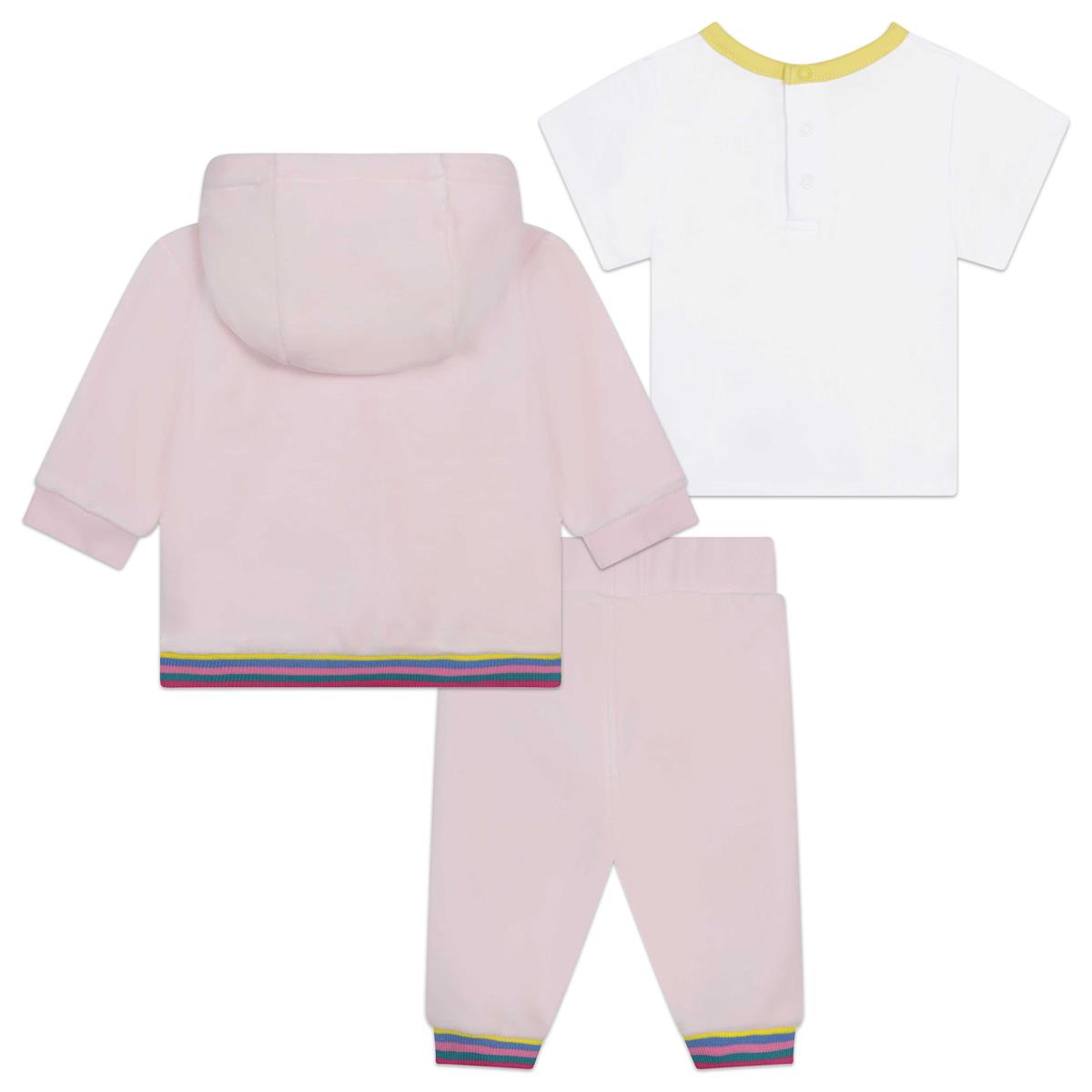 Baby Girls Pink Logo Set
