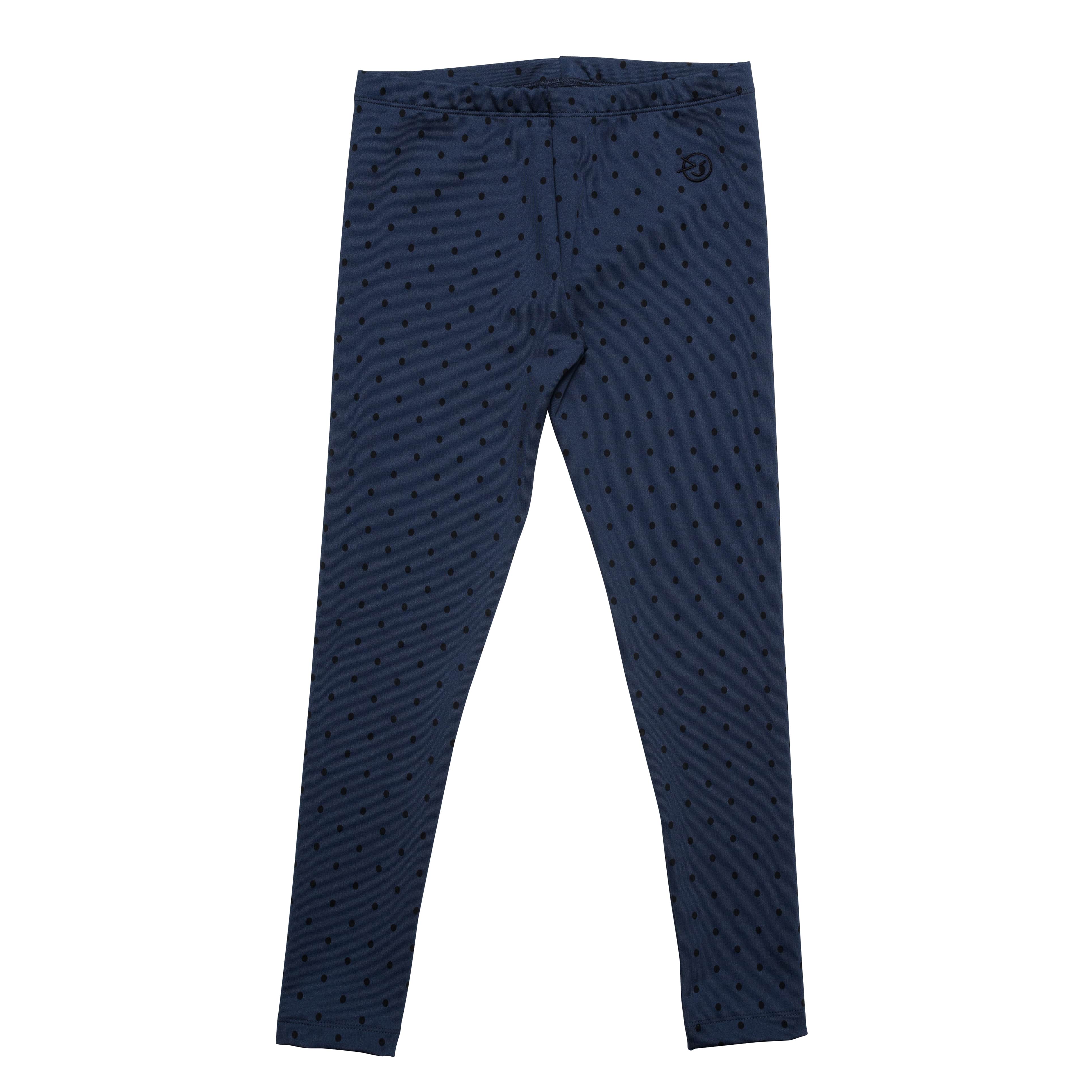 Girls Blue Dots Leggings