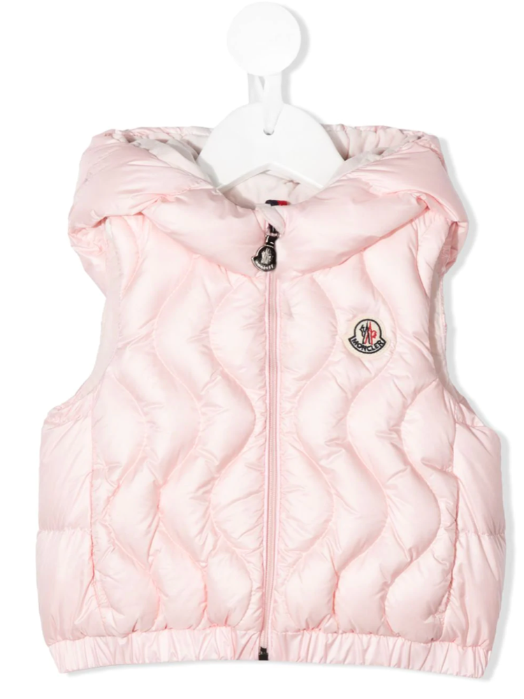 Baby Girls Light Pink Quitta Padded Down Vest