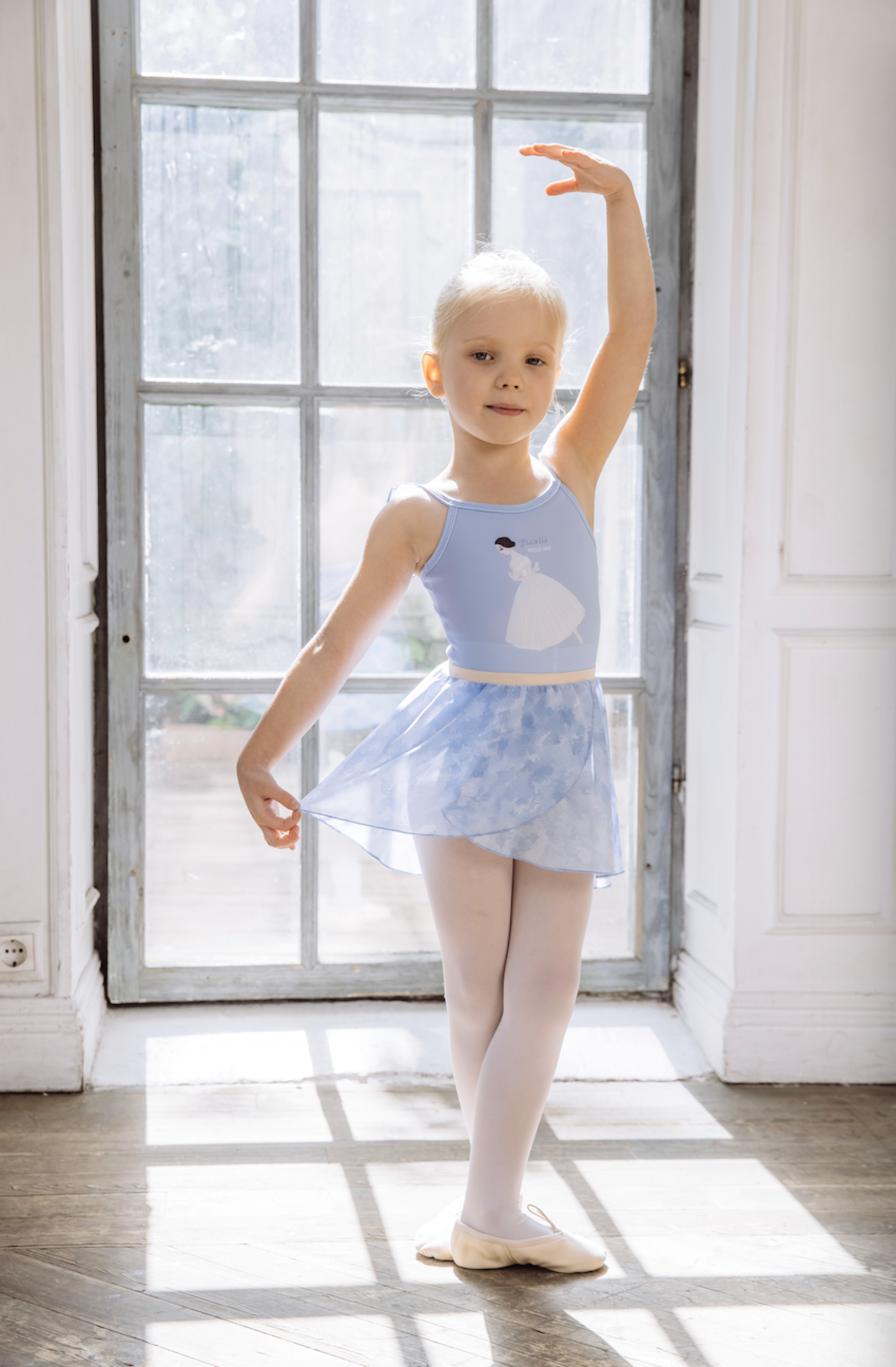 Girls Blue Ballet Skirt