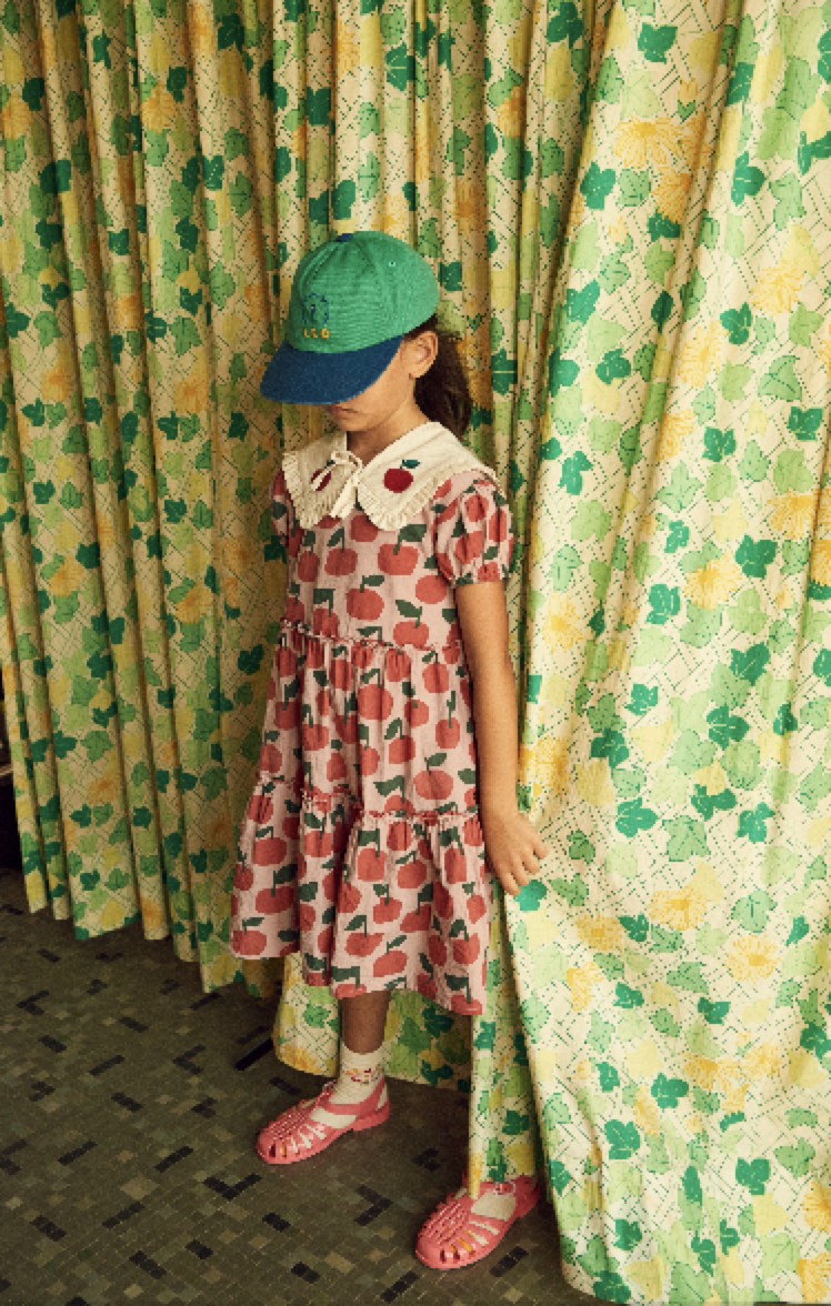 Girls Pink Cotton Dress