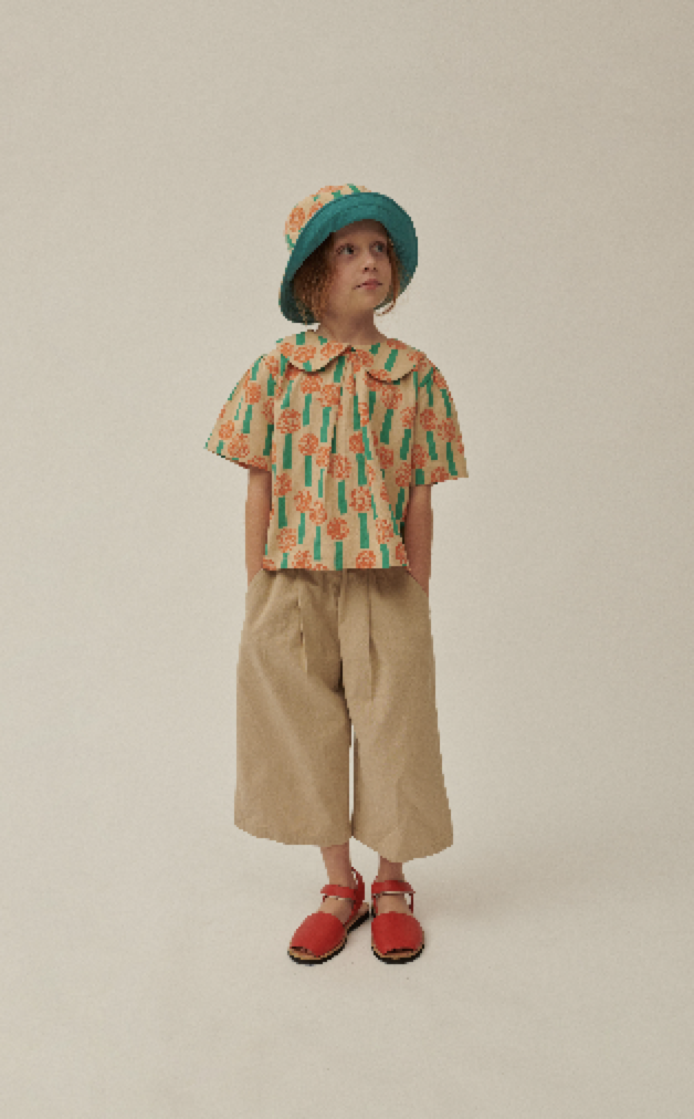Boy & Girls Beige Cotton Trousers