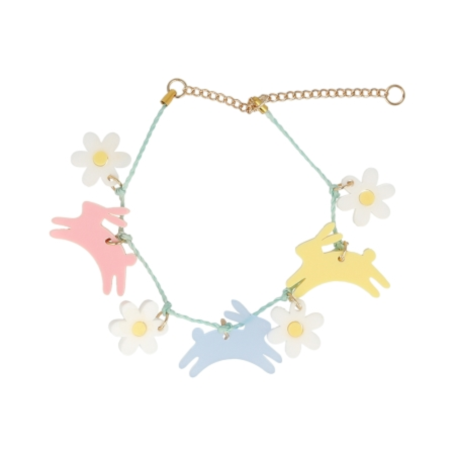 Rabbits And Daisies Bracelet