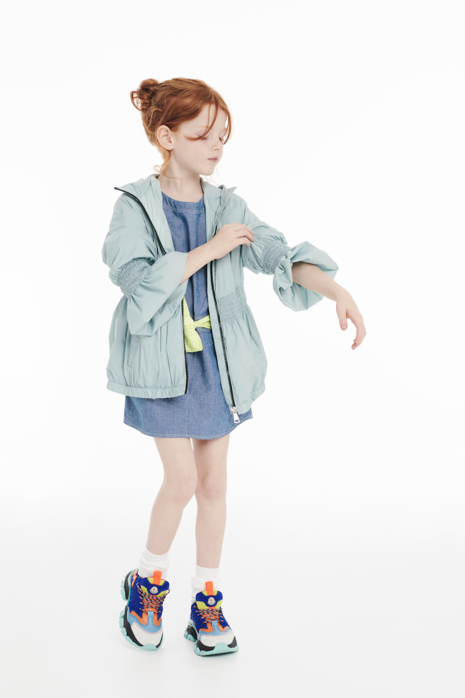 Girls Green Hooded Jacket