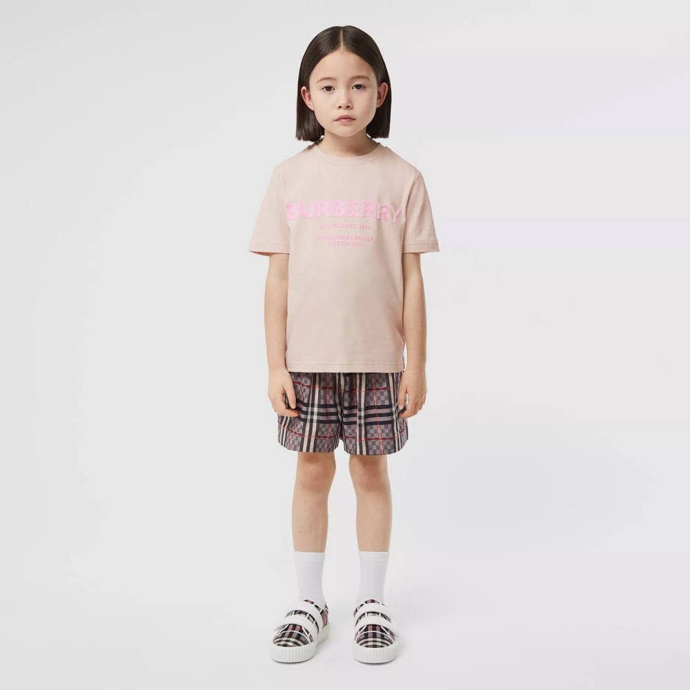 Boy & Girls Pink Cotton T-Shirts