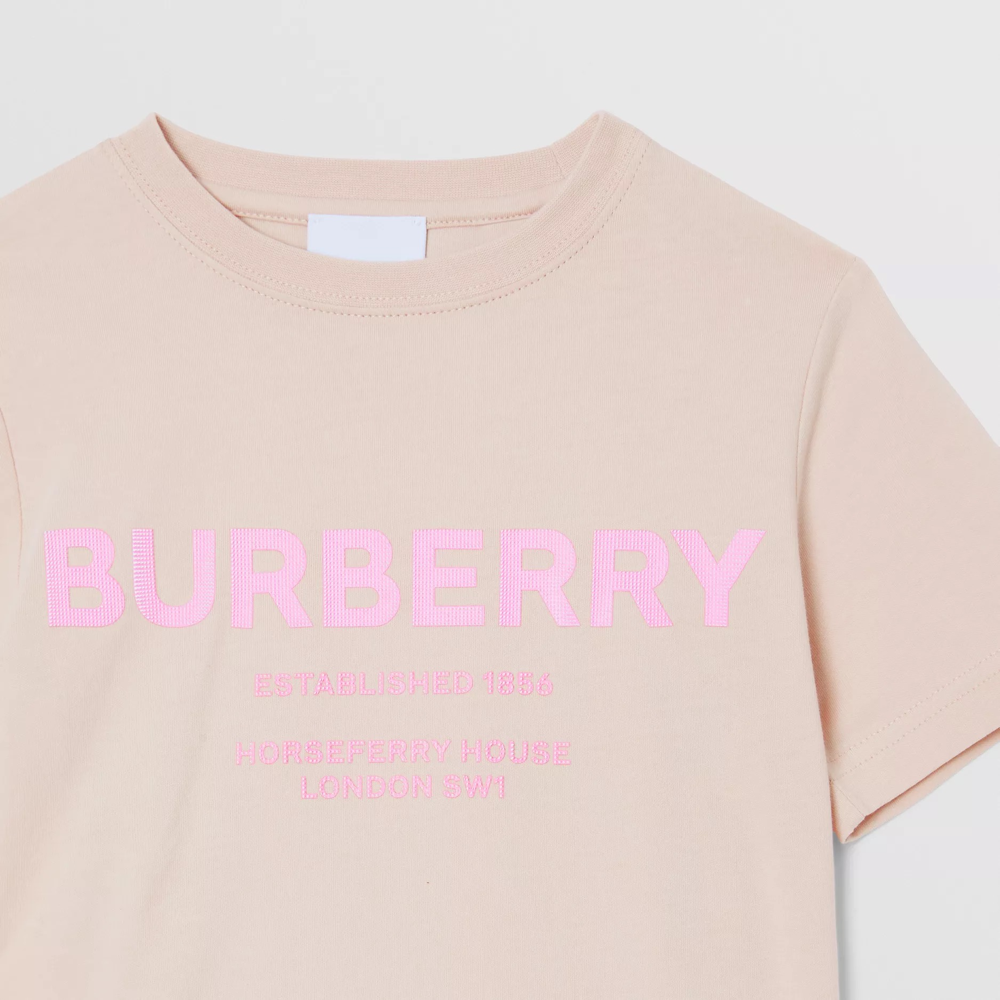 Boy & Girls Pink Cotton T-Shirts