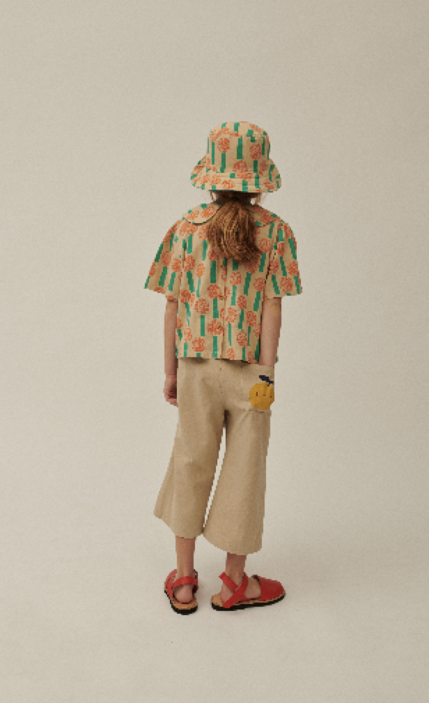 Boy & Girls Beige Cotton Trousers