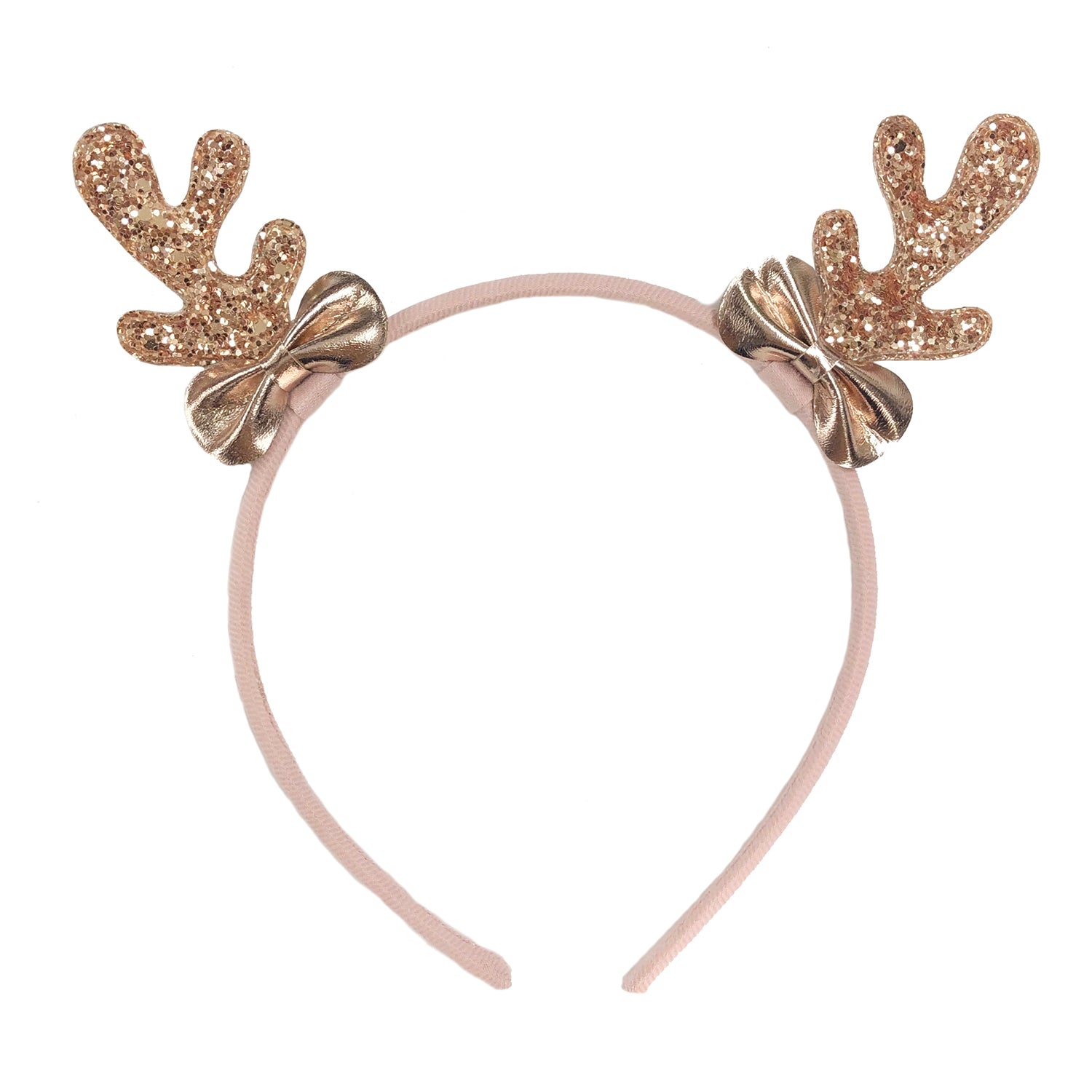 Rose Gold Reindeer Headband