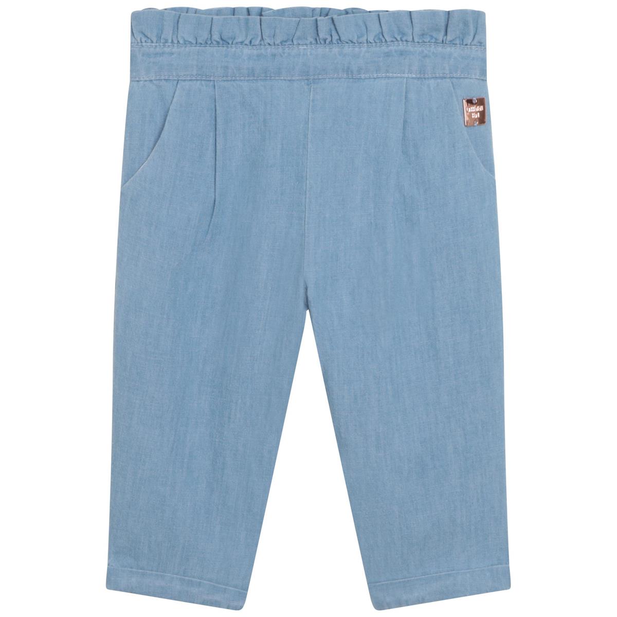 Girls Blue Denim Trousers