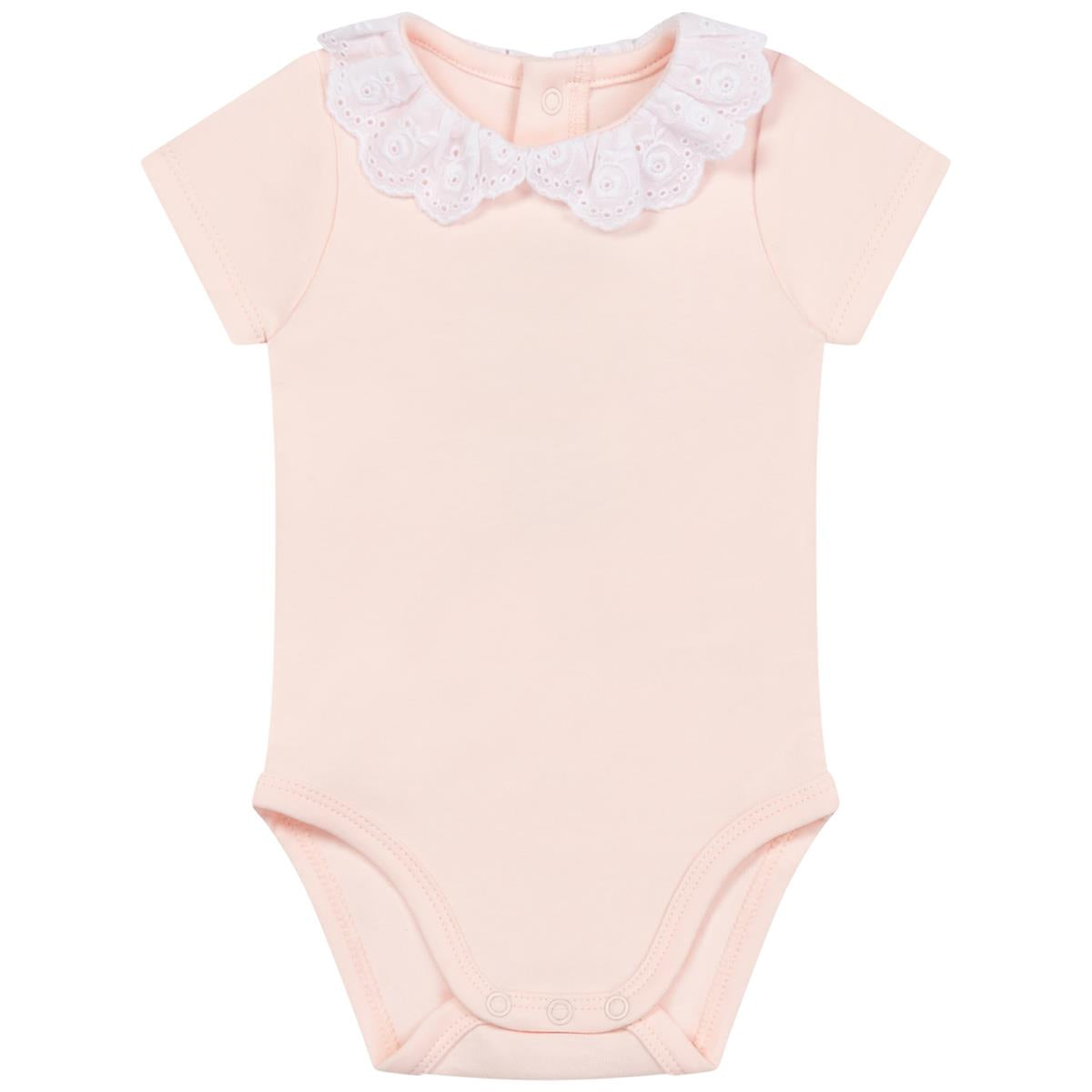 Baby Girls Pink Babysuit