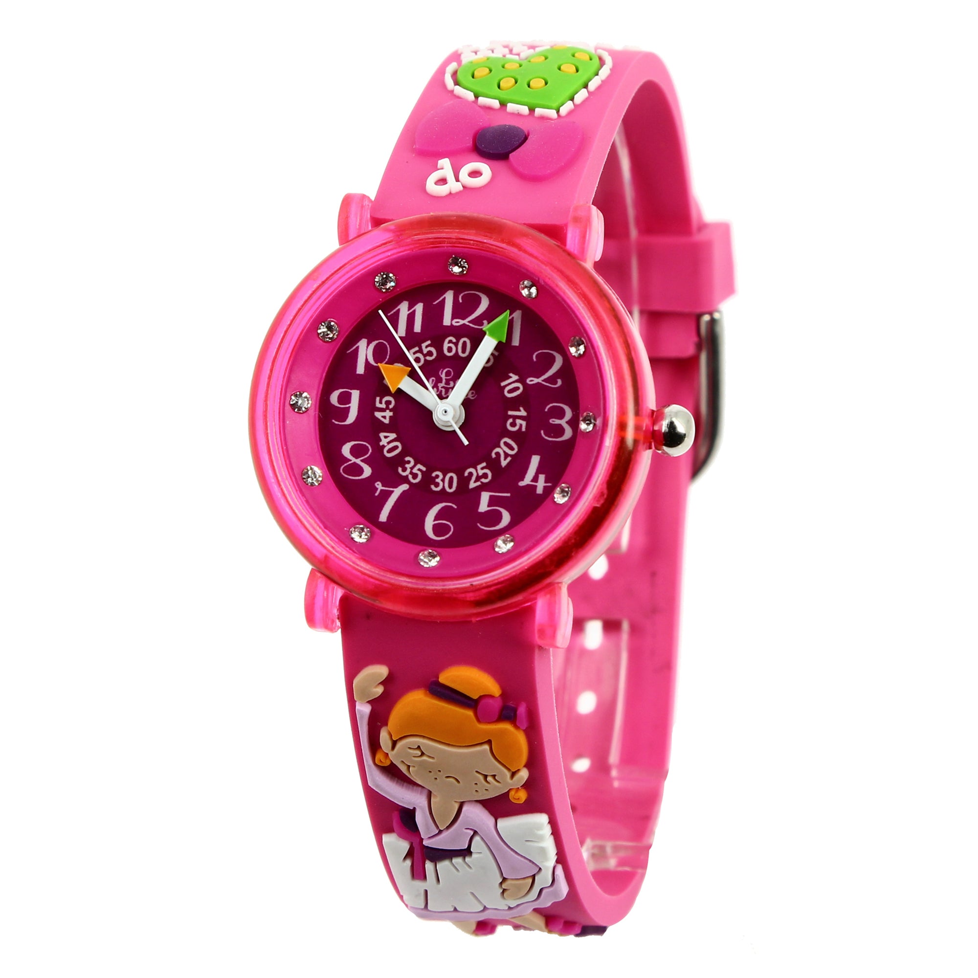 Girls Pink Ballerina Watch（6-9Y）