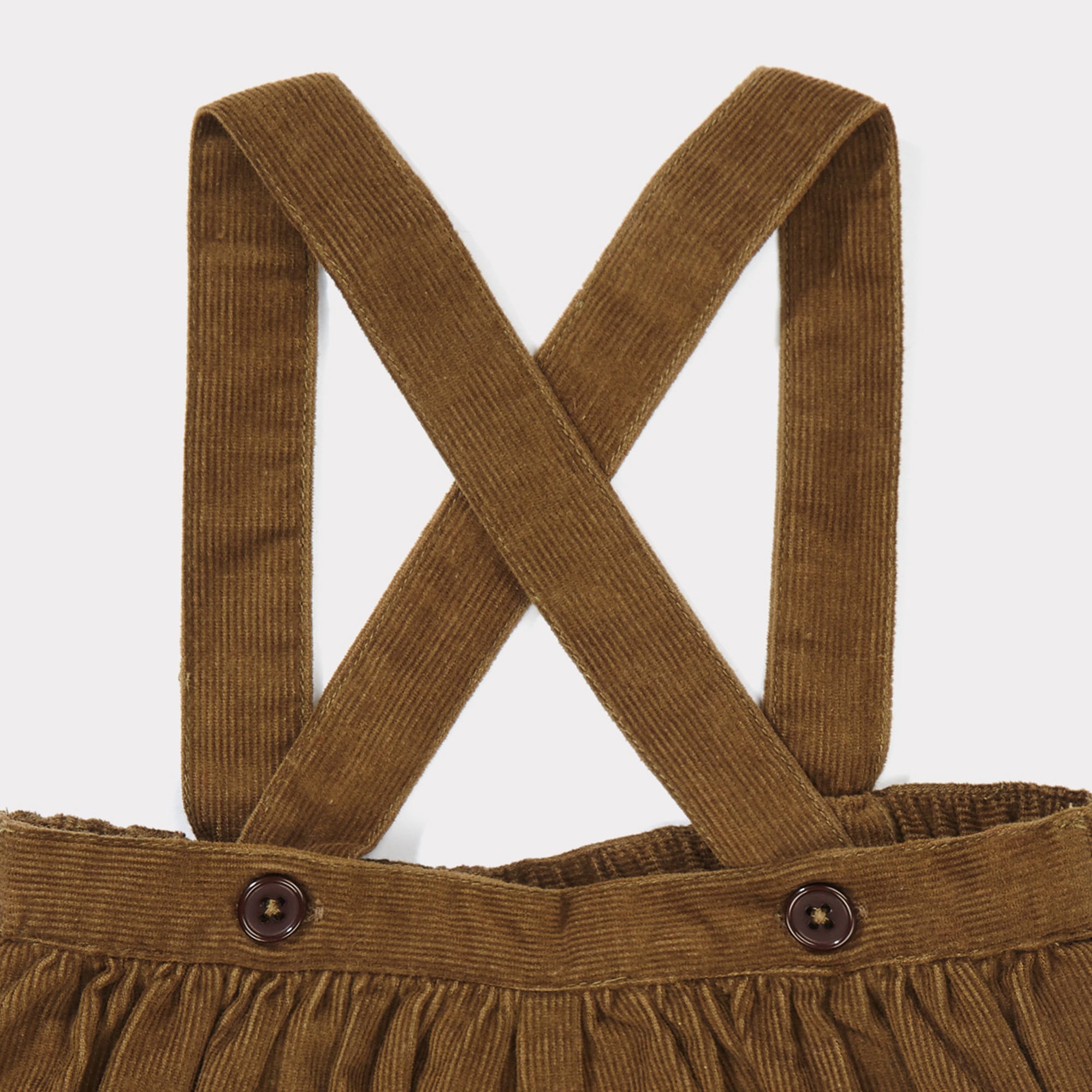 Baby Khaki Cotton Woven Romper