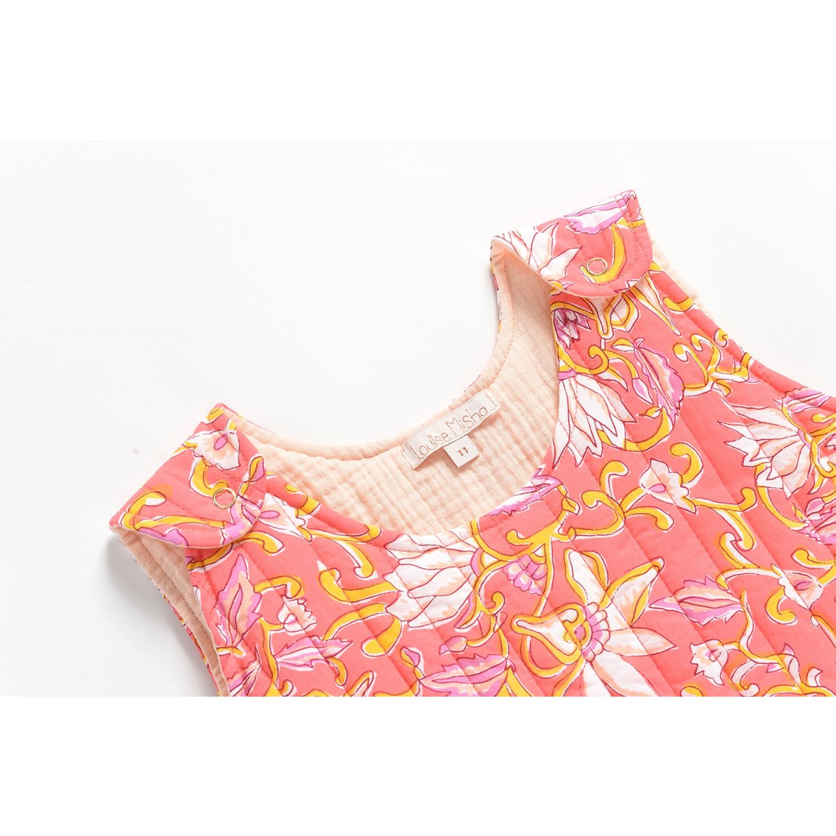 Baby Girls Coral Flower Cotton Sleeping Bag