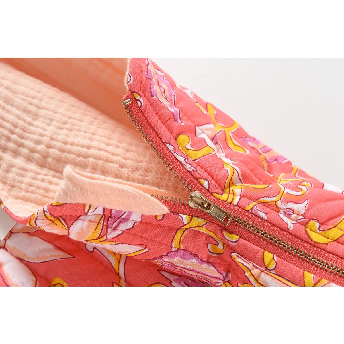 Baby Girls Coral Flower Cotton Sleeping Bag