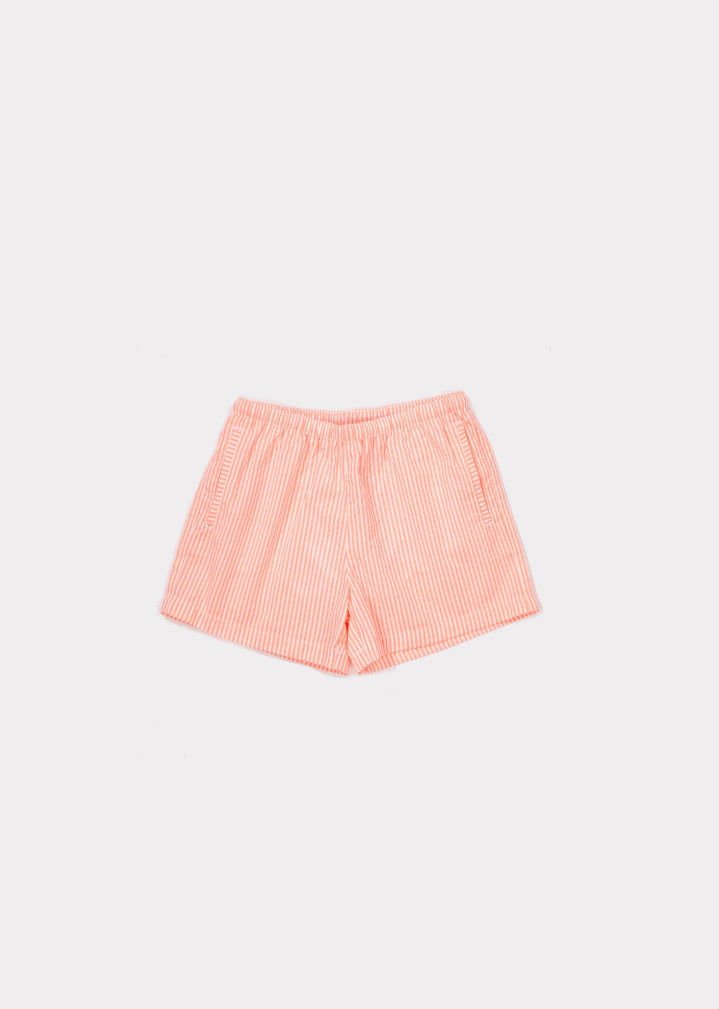 Girls Neon Stripe Swimshorts