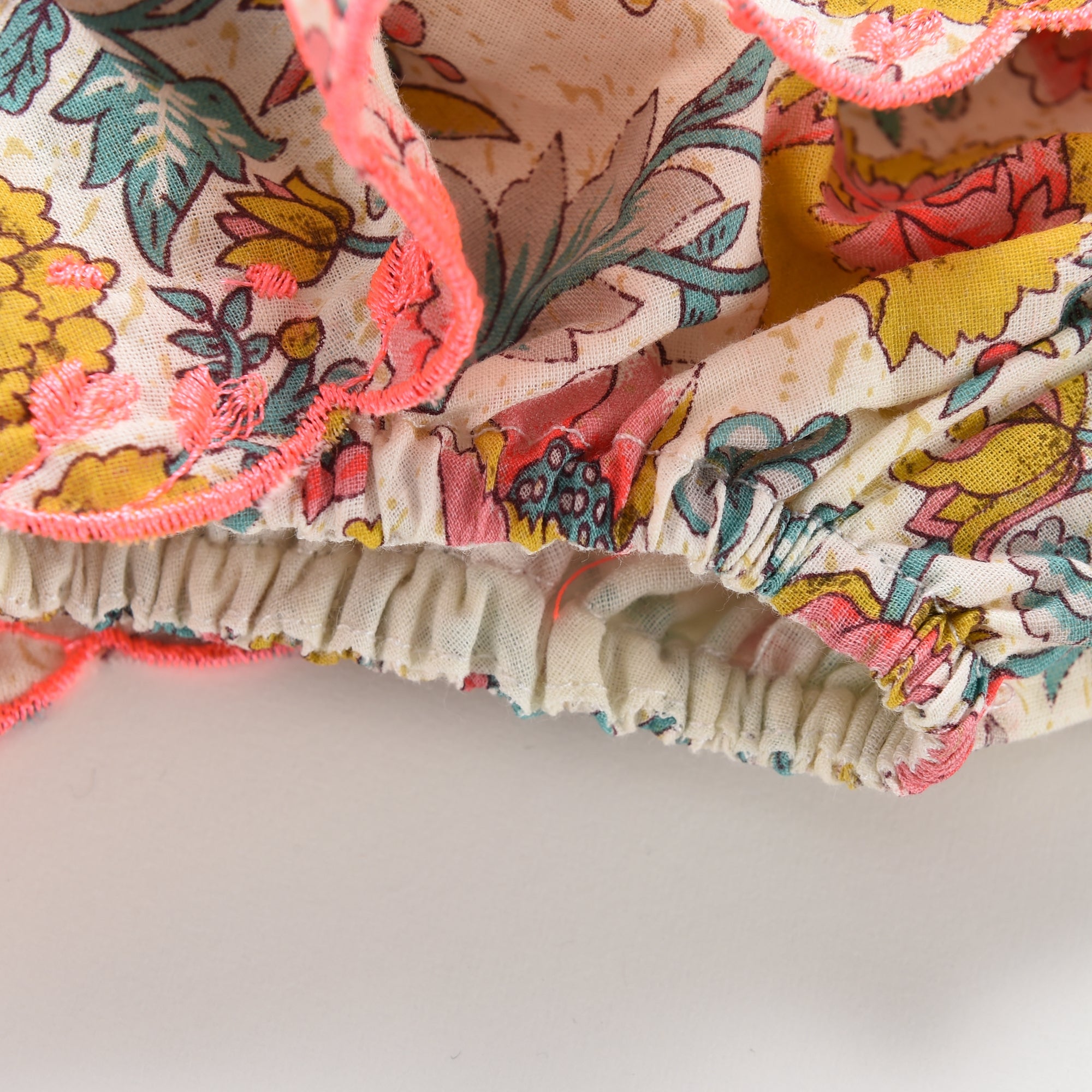 Girls Multi Flowers Bloomers