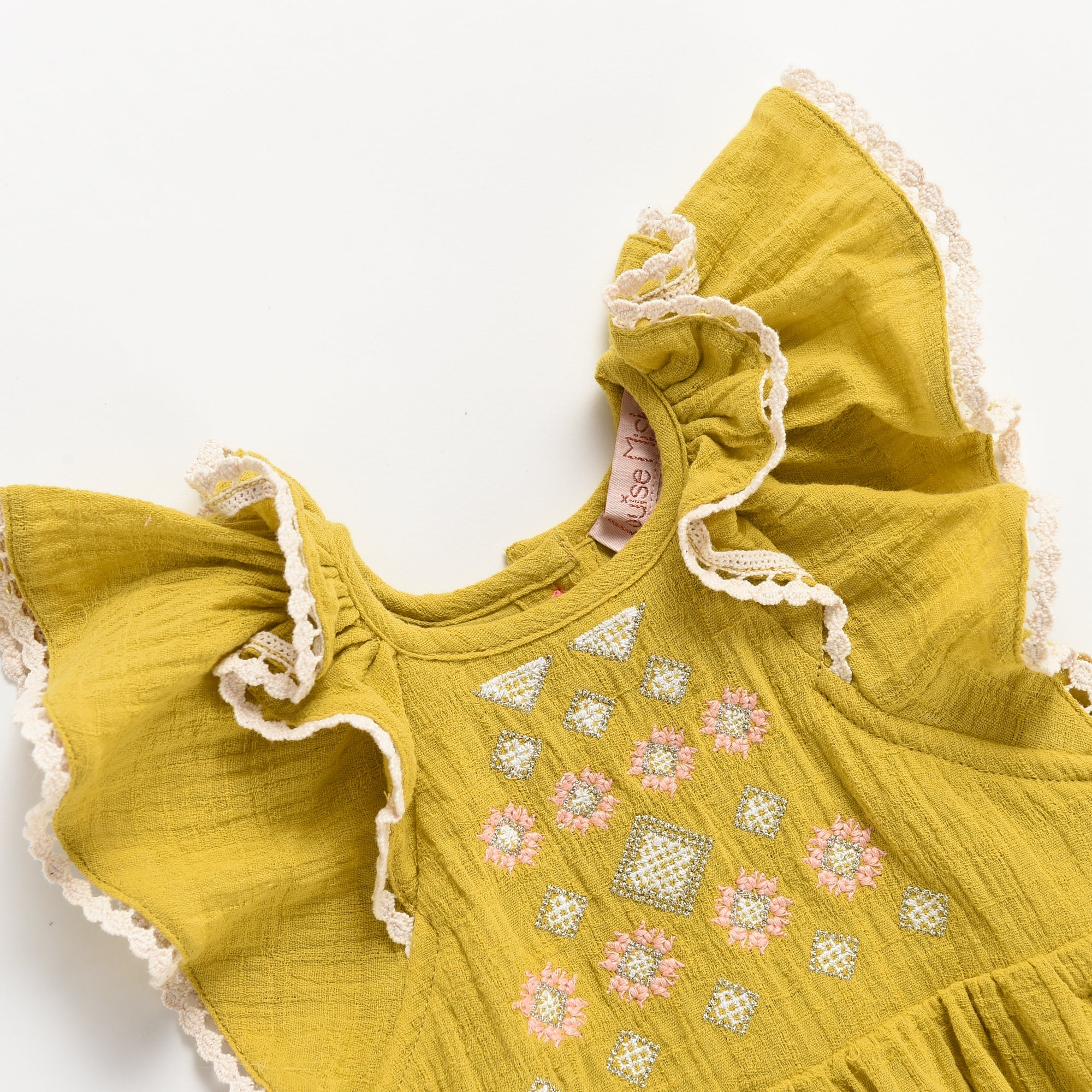 Girls Safran Cotton Dress