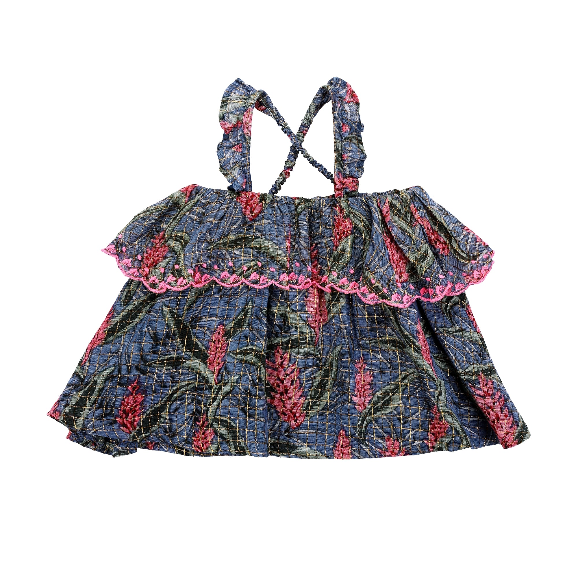Girls Lagoon Leaves Dress