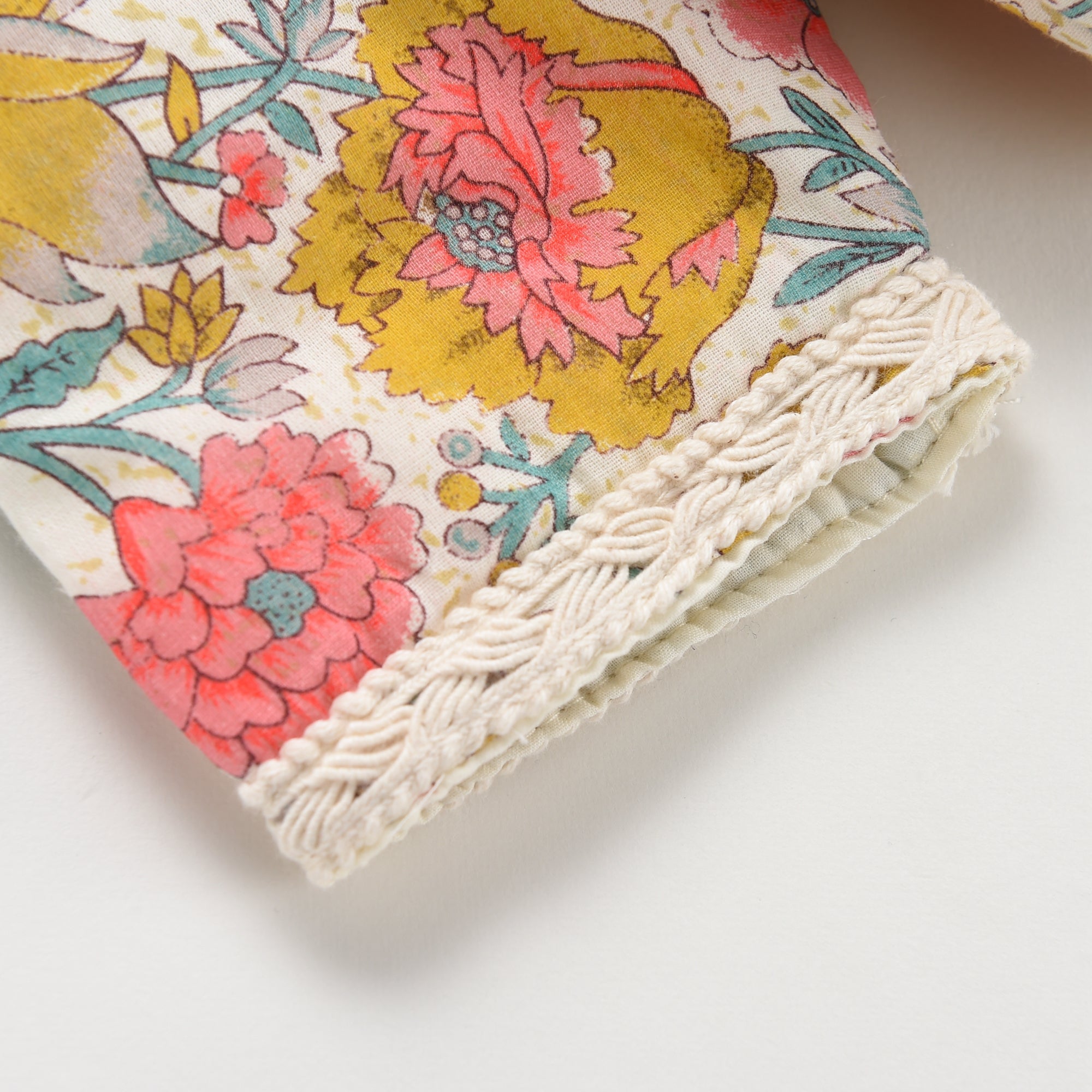 Baby Girls Multi Flowers Cotton Jacket
