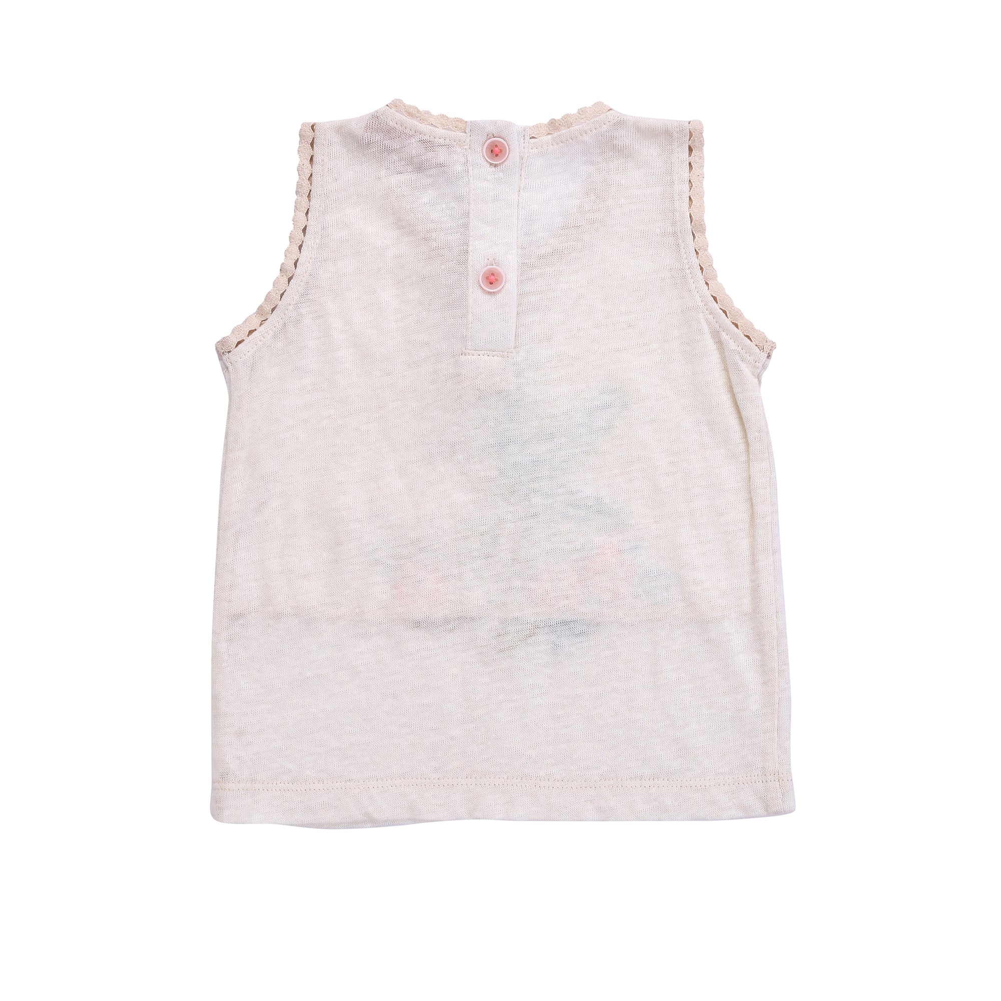 Baby Girls White Vest