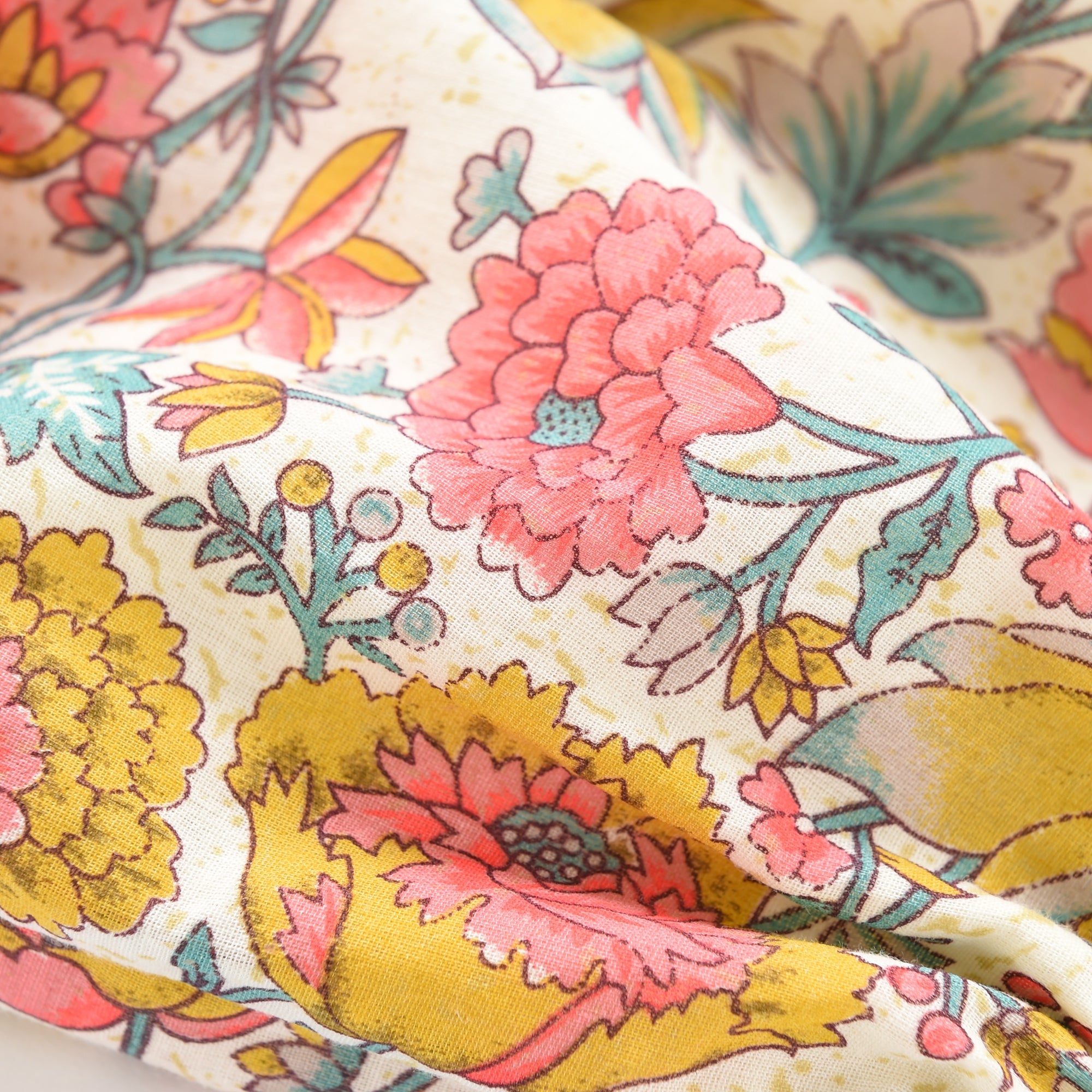 Baby Girls Multi Flowers Cotton Babysuits