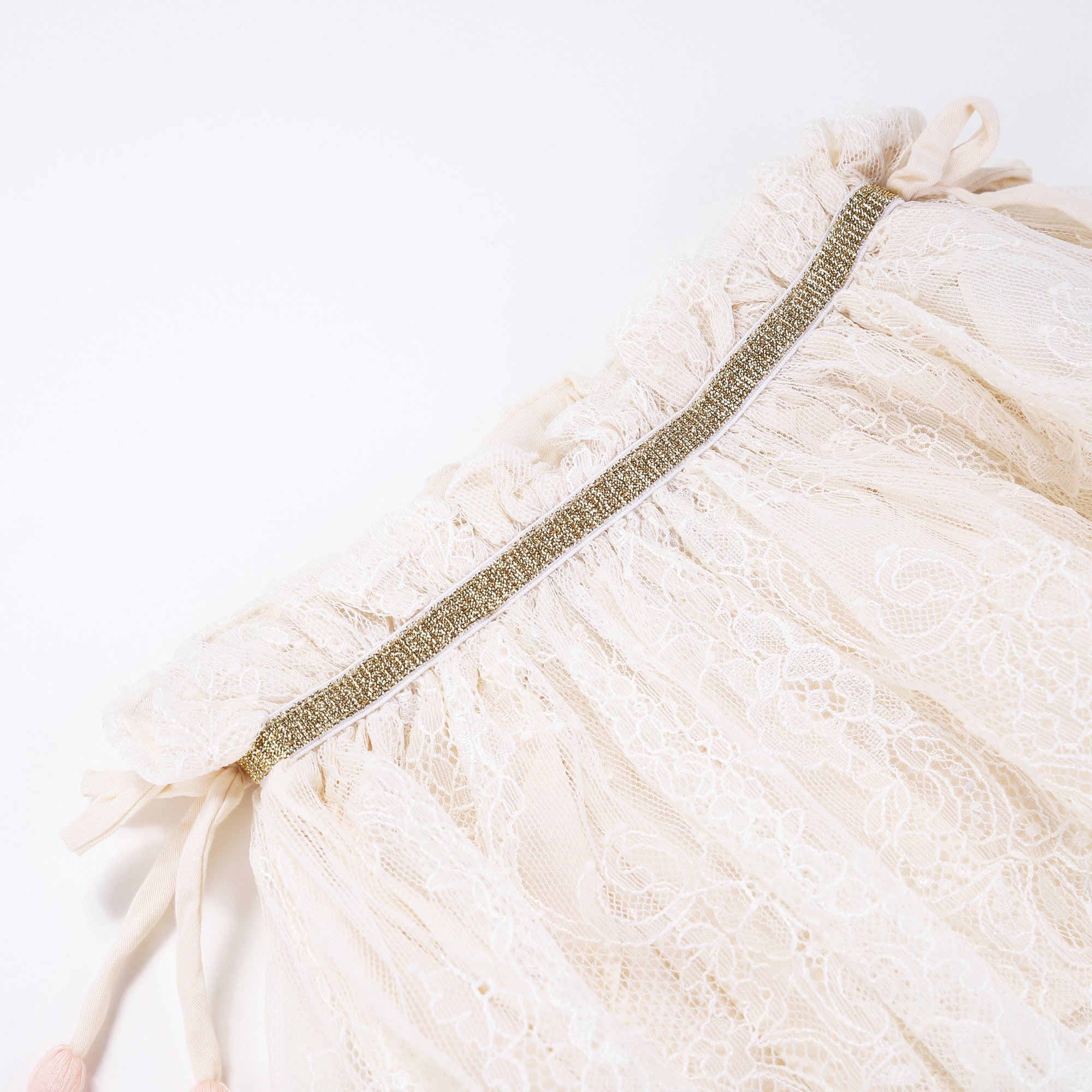 Girls Cream Skirt