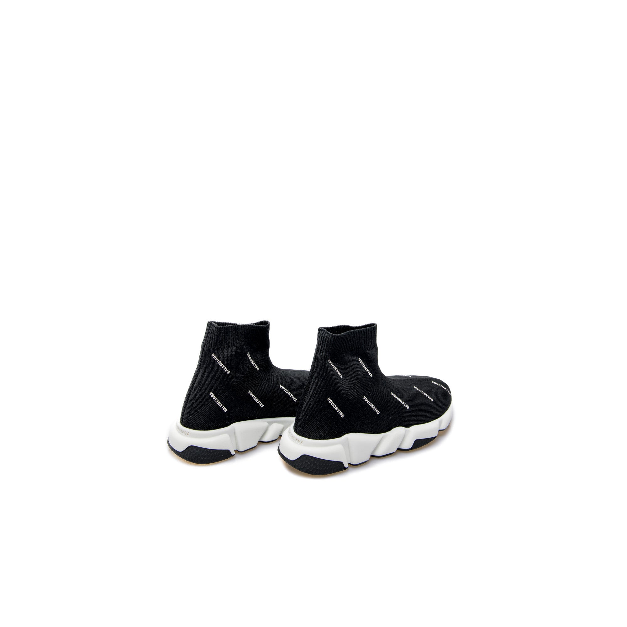 Boys & Girls Black Logo Shoes