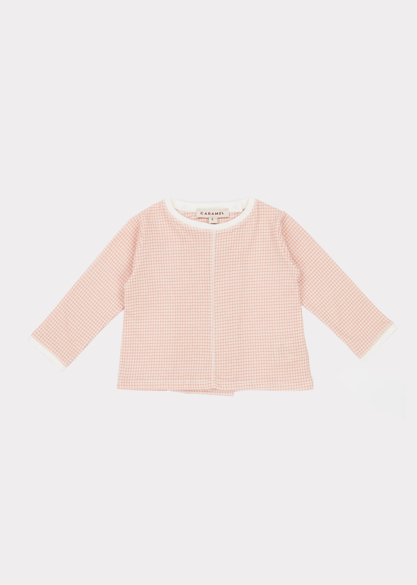 Baby Girls Pink Check Cotton Set