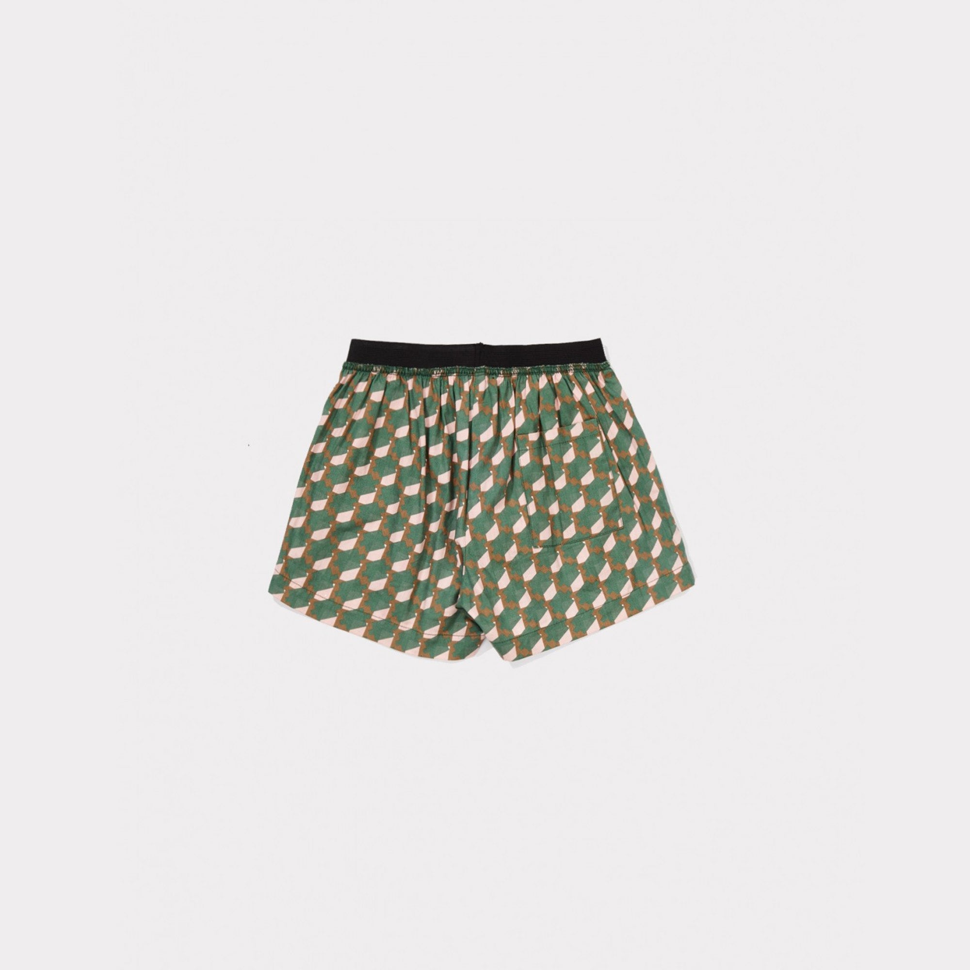 Girls Mint & Pink Woven Shorts