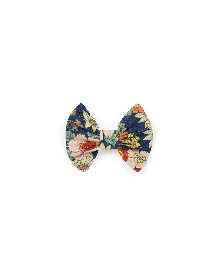 Girls Blue Floral Hair Clips