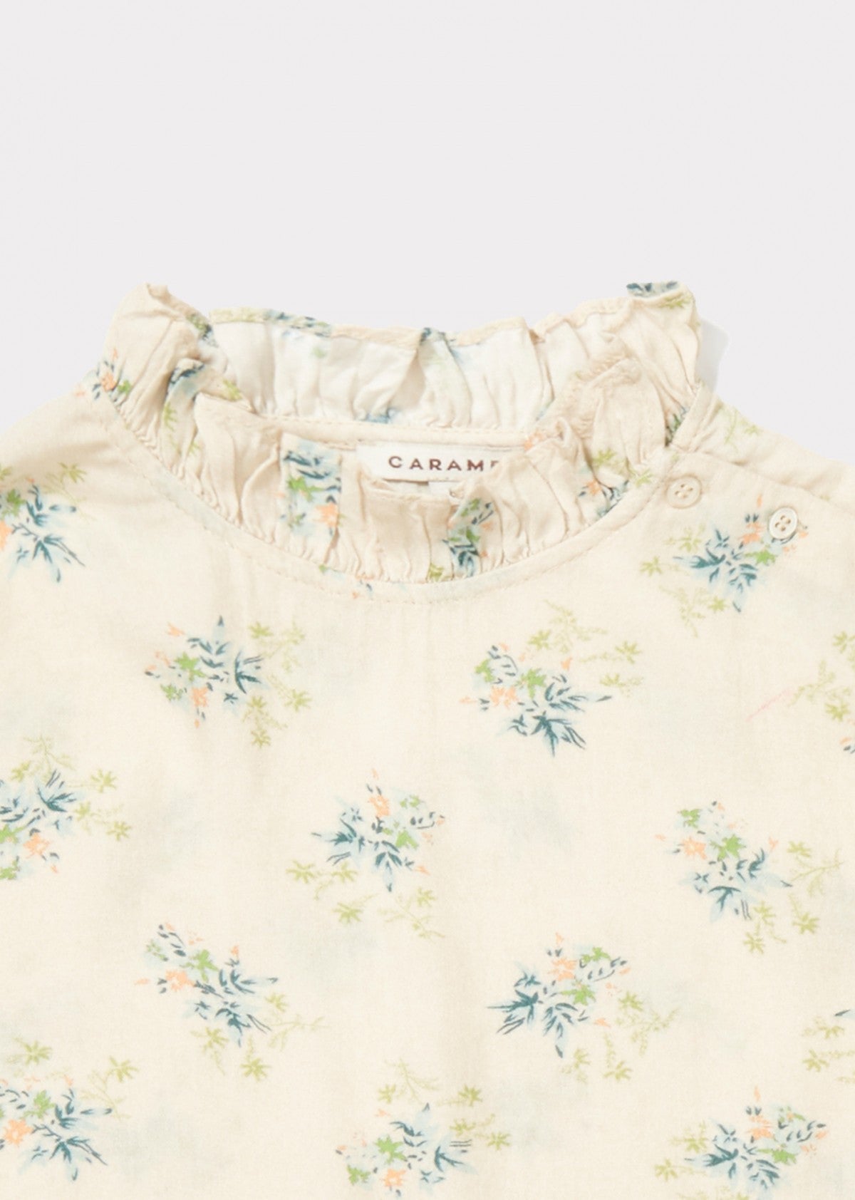 Girls Ivory Woven Blouse