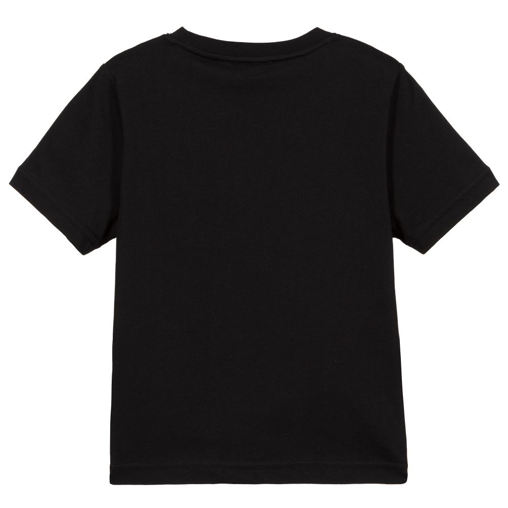 Boy & Girls Black Logo T-Shirt