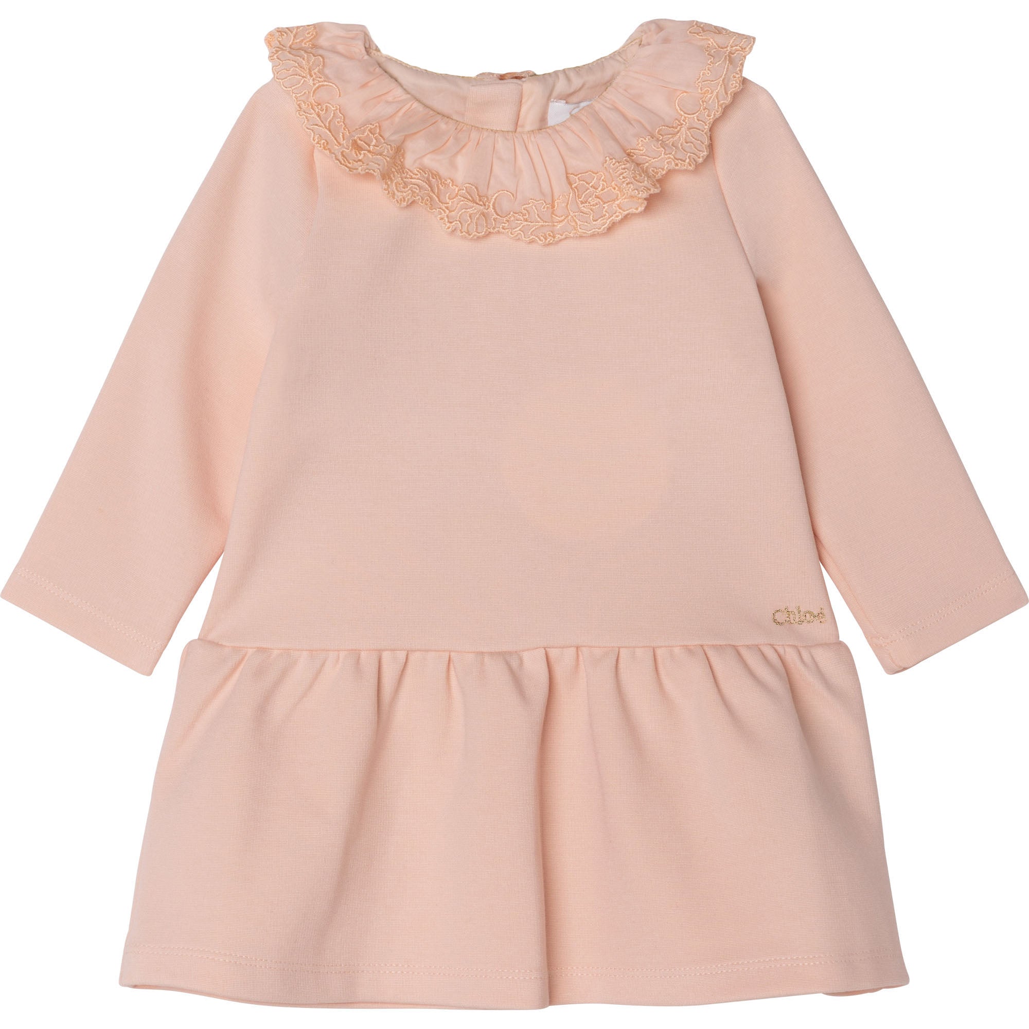 Baby Girls Pink Ruffle Dress