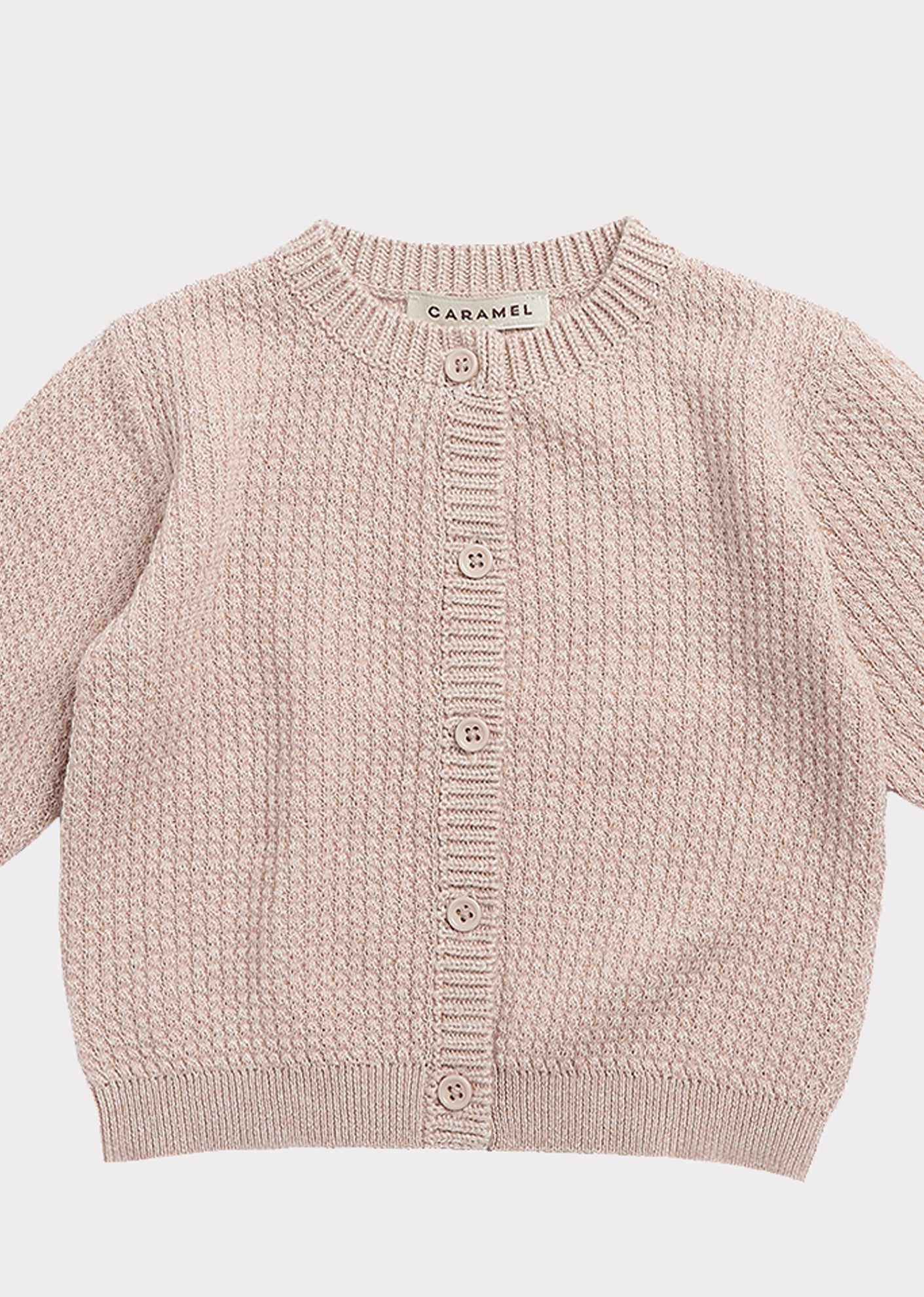 Baby Girls Camel Cotton Cardigan
