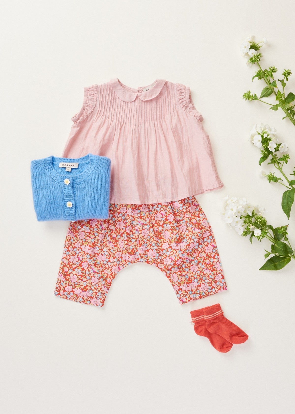 Baby Girls Pink Cotton Top