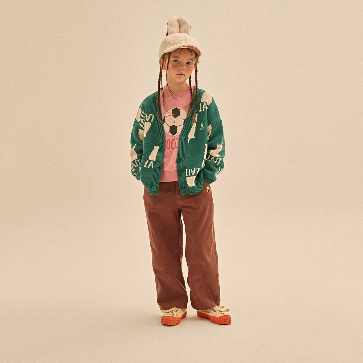 Boys & Girls Green Cardigan