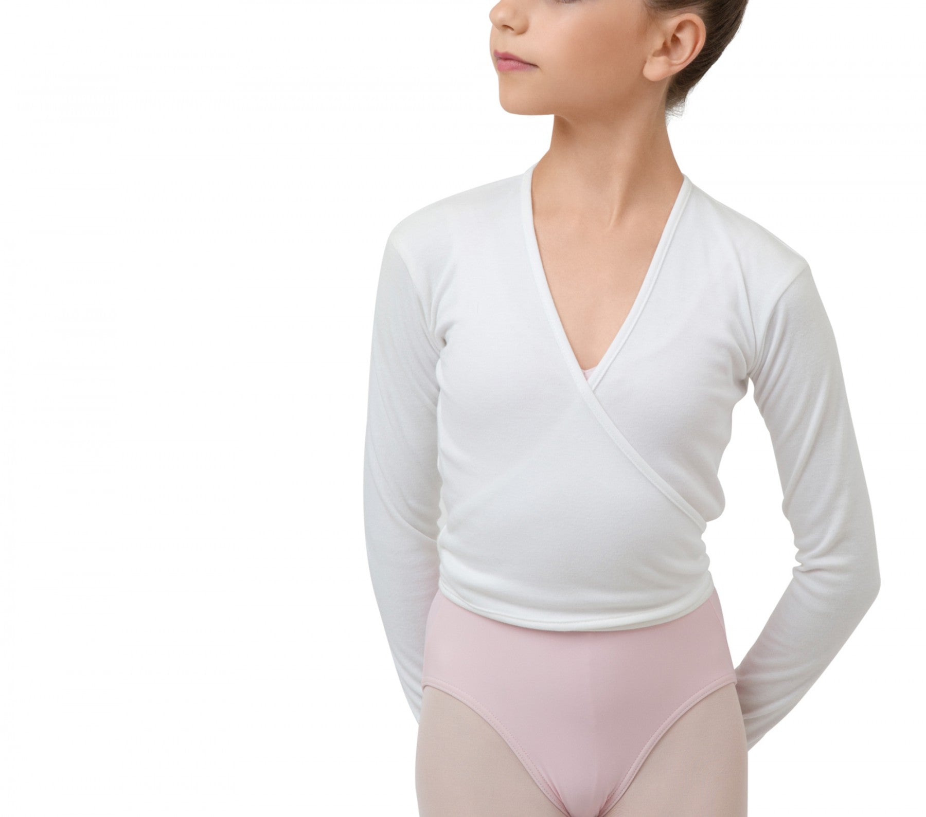 Girls White Cotton Top