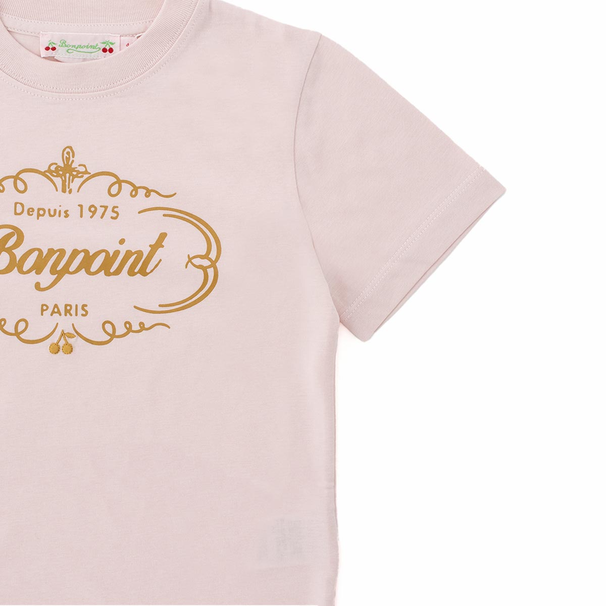 Girls Pink Logo Cotton T-Shirt