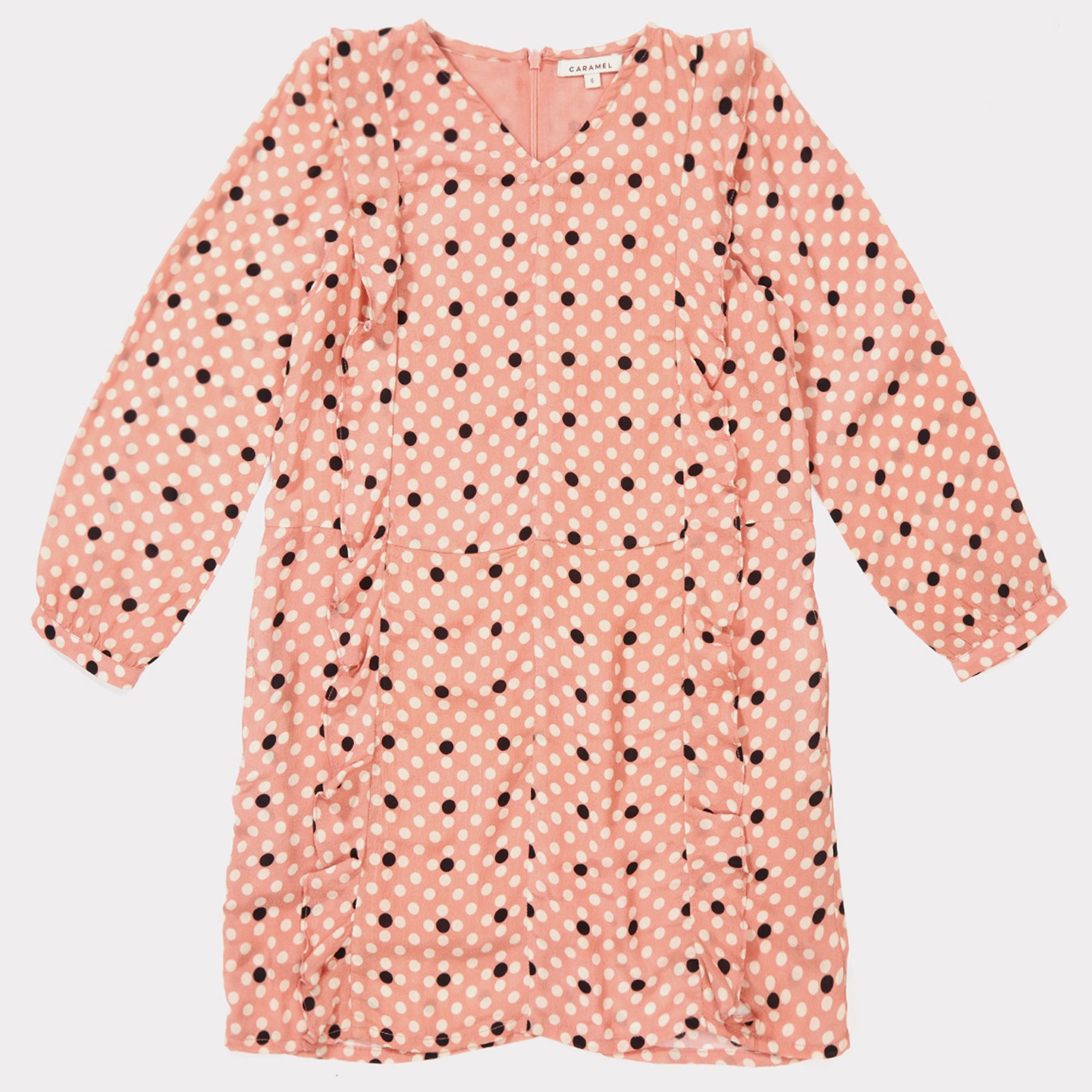 Girls Pink Dots Dress