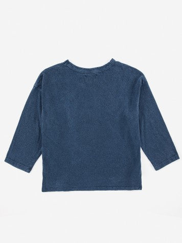 Boys & Girls Navy Logo Cotton T-Shirt