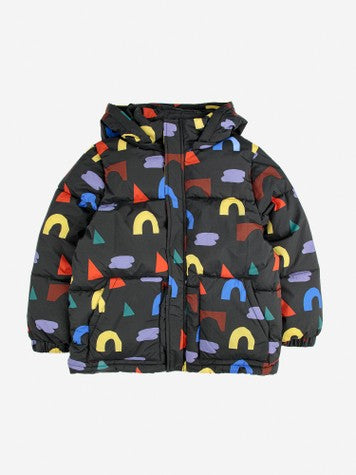 Boys & Girls Grey Padded Jacket