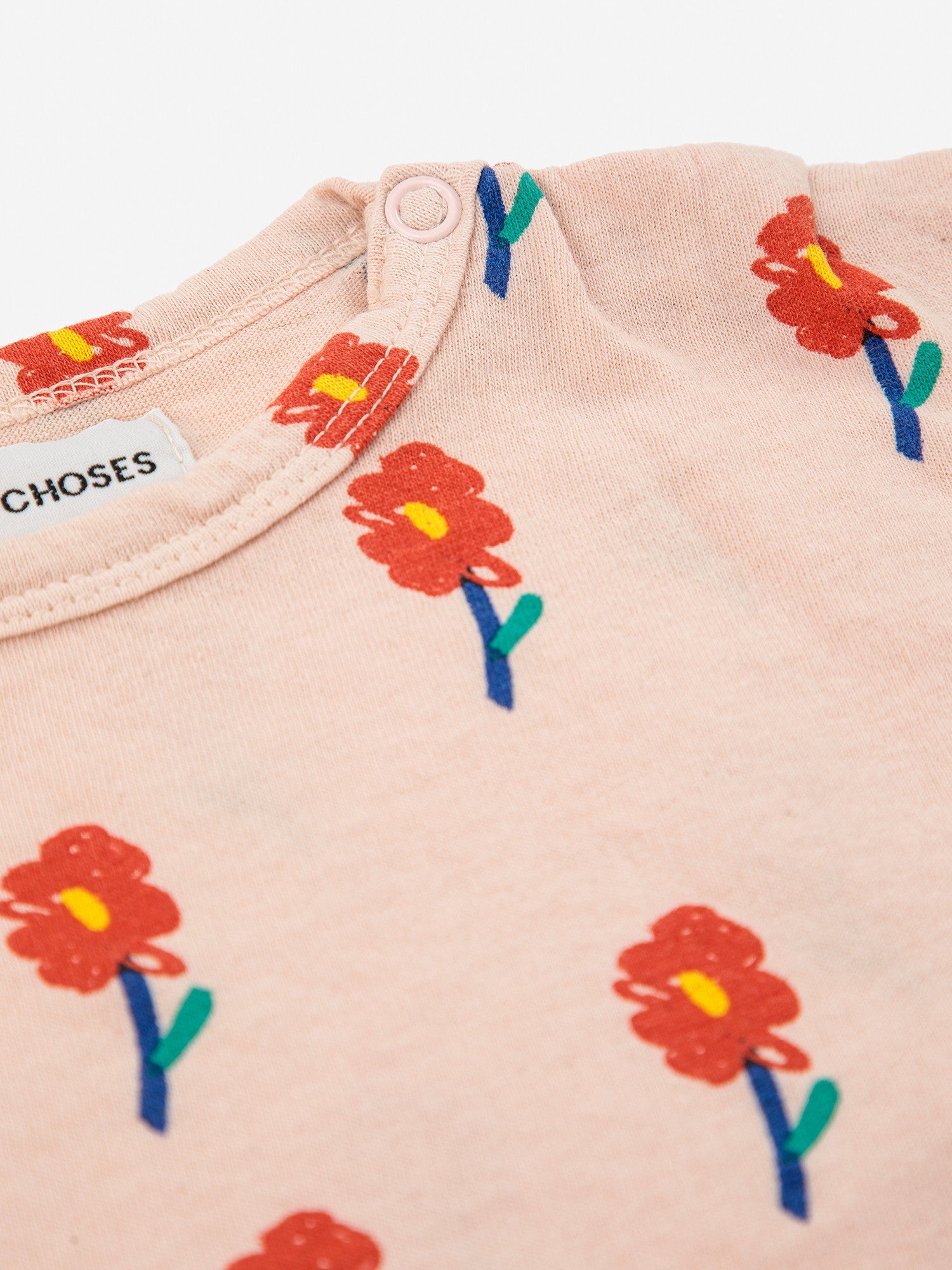 Baby Girls Pink Flowers T-shirt
