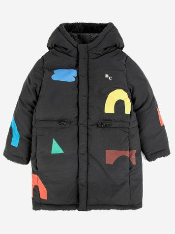 Boys & Girls Grey Reversible Padded Coat