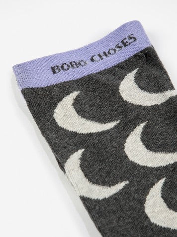 Girls Dark Grey Cotton Tights