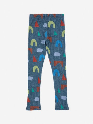 Girls Navy Leggings