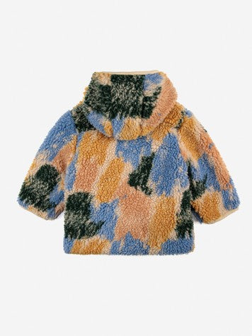 Baby Boys & Girls Brown Hooded Jacket